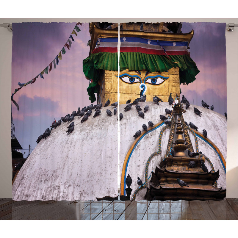 Kathesimbhu Stupa Thamel Curtain