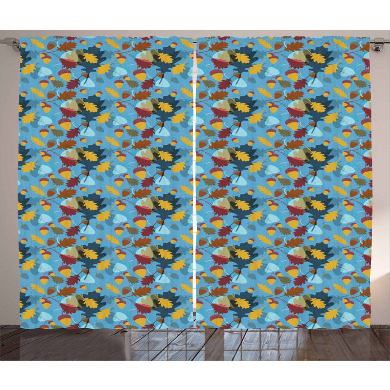 Abstract Overlapped Piece Curtain