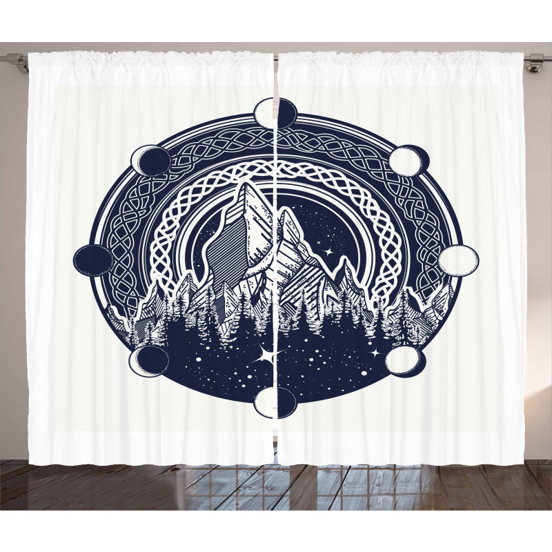 Celtic Style Hills Curtain