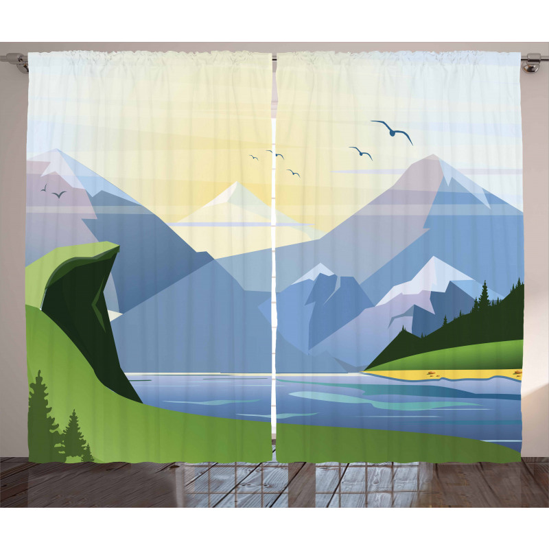 Refreshing Outdoors Curtain