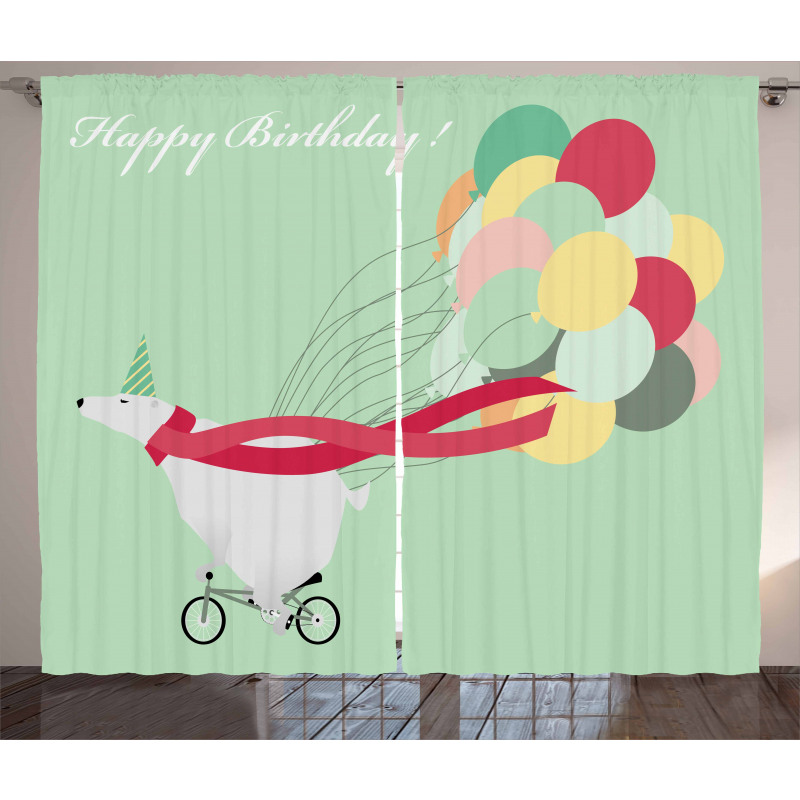 Happy Birthday Party Curtain
