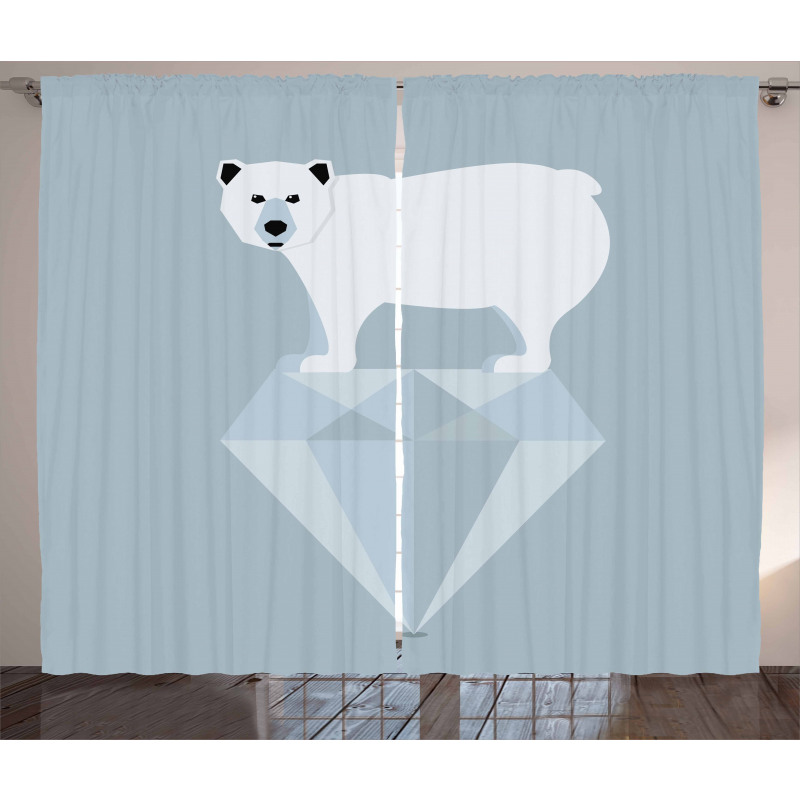 Geometric Animal Curtain