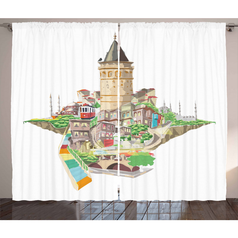 Historic Galata Tower Curtain