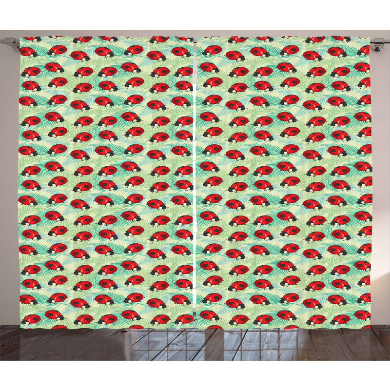 Spring Season Fauna Curtain