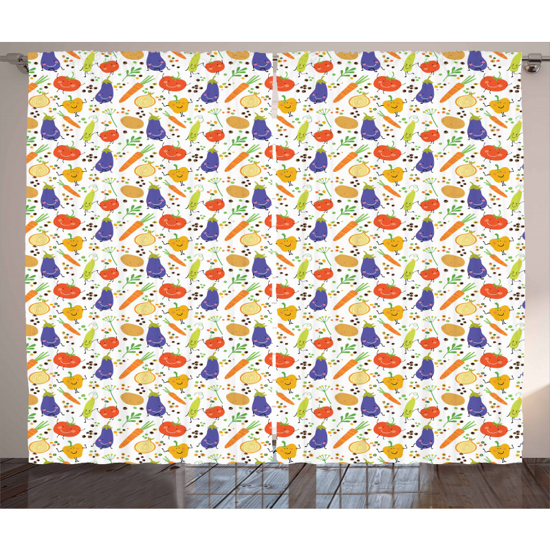 Nursery Cartoon Pattern Curtain