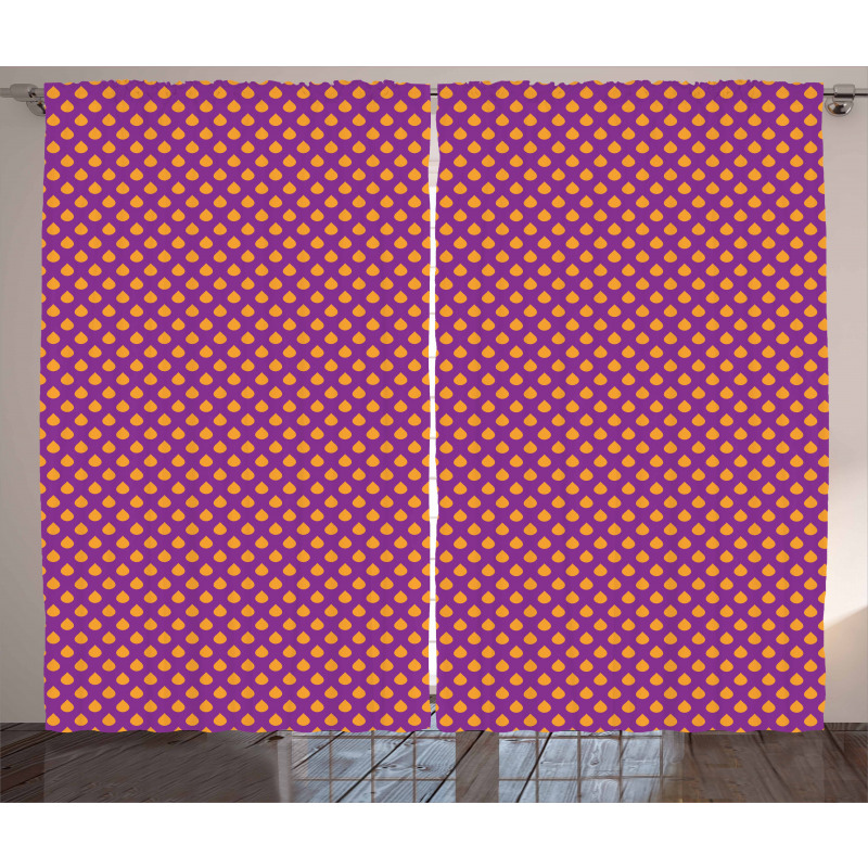 Polka Dot Inspired Pattern Curtain