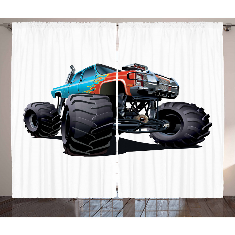 Offroad Sports Curtain