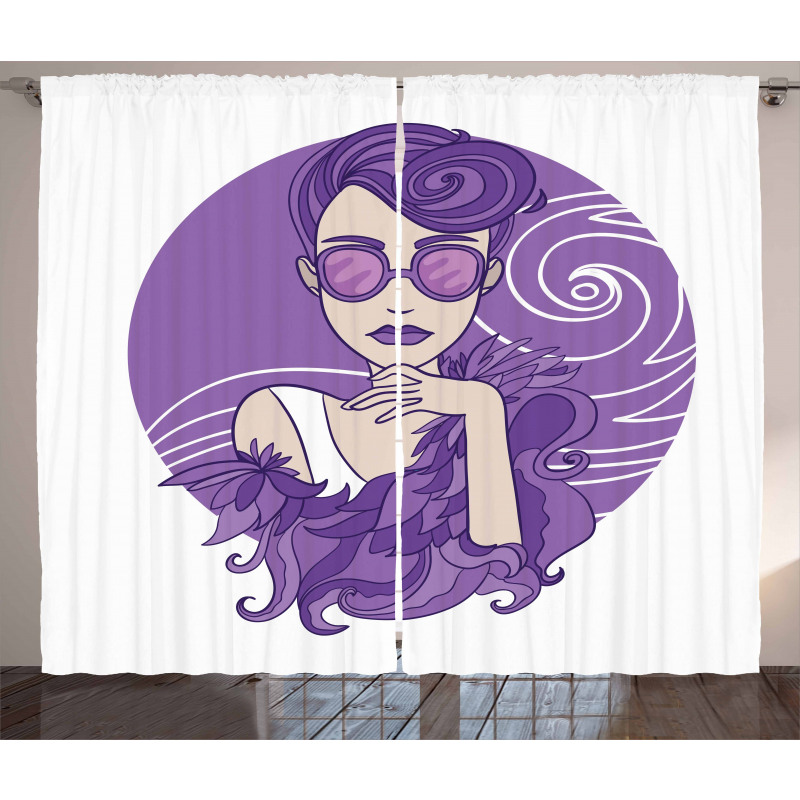 Glam Lady Grunge Hair Curtain