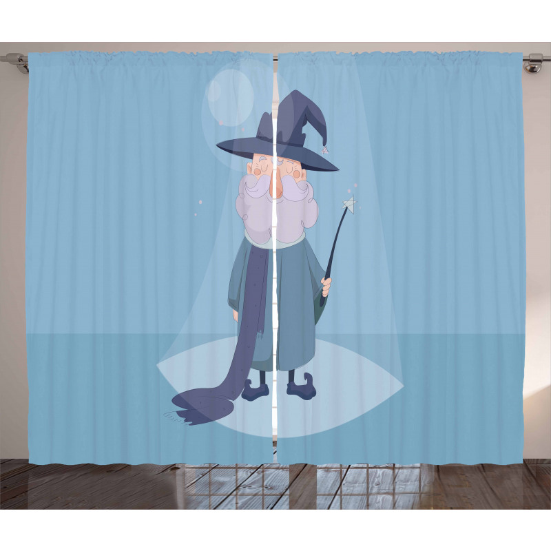 Wizard Magic Wand Curtain