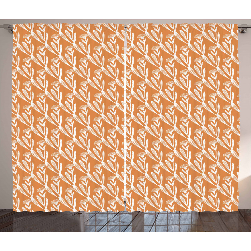 Calendula Pattern Curtain