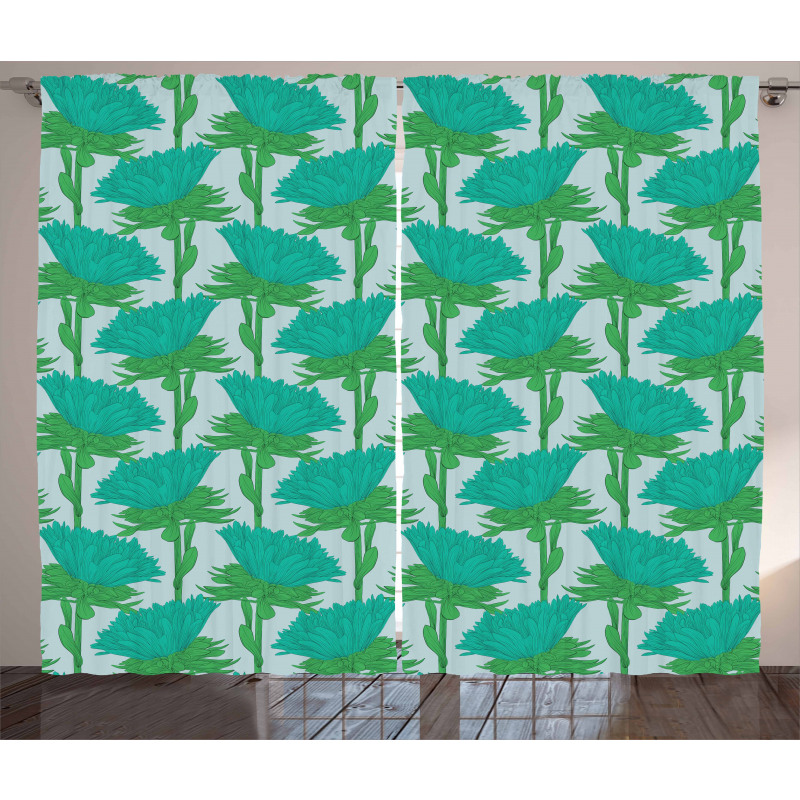 Exotic Florets Feng Shui Curtain