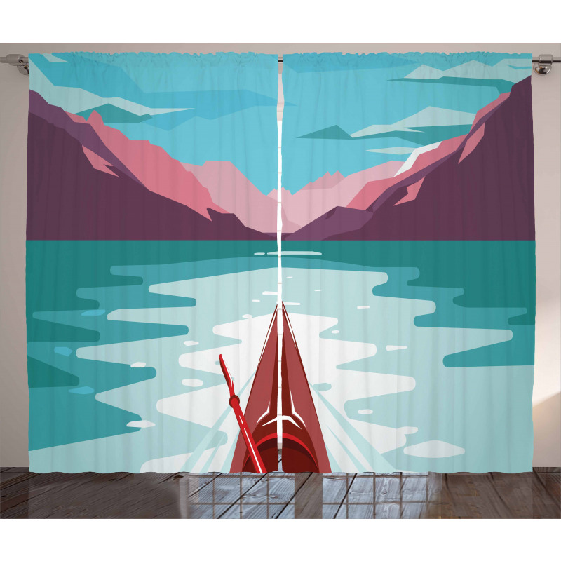 Kayak Adventure Curtain