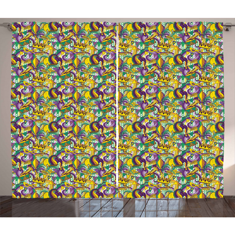 Mardi Gras Party Curtain