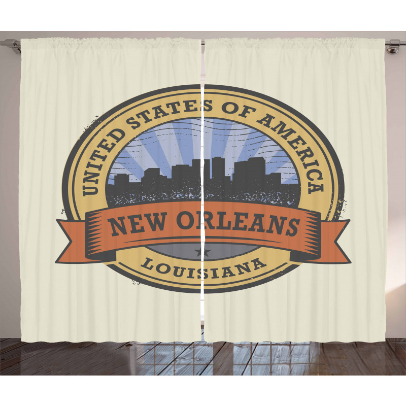 Louisiana City View Curtain