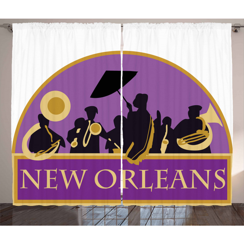 French Quarter Band Curtain