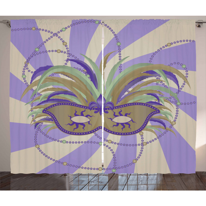 Masquerade Masks Curtain