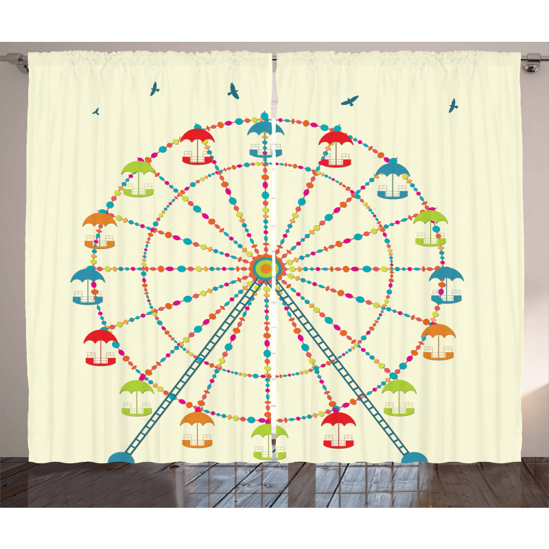 Colorful Structure Curtain