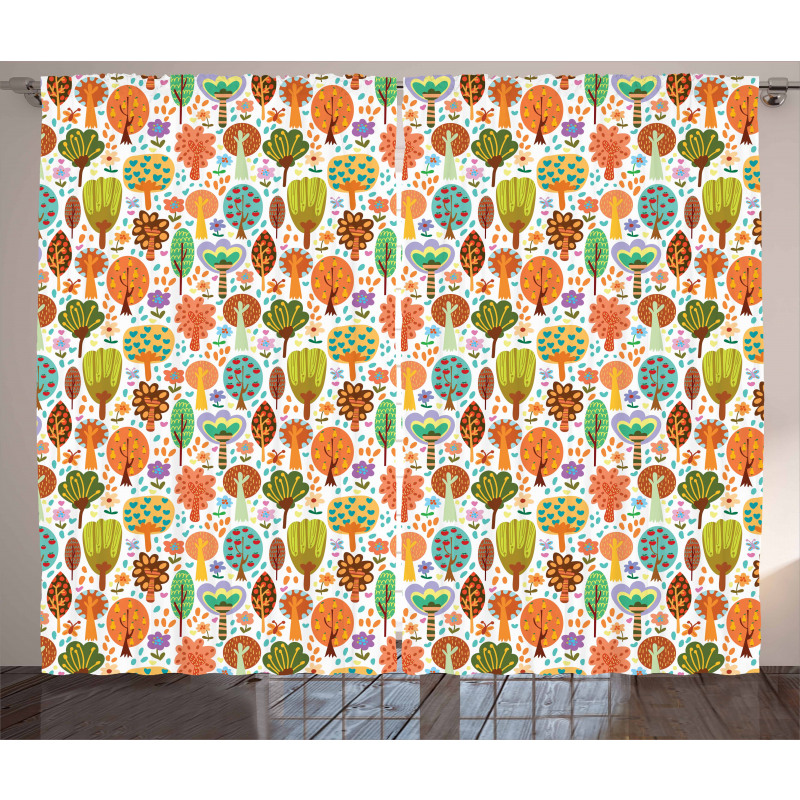 Spring Nature Habitat Curtain