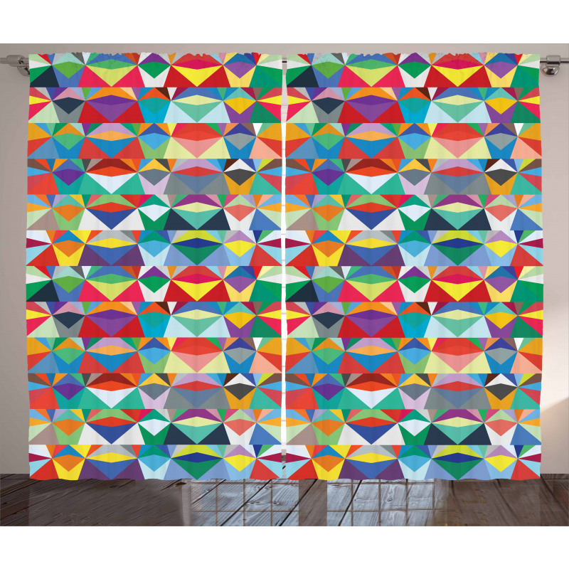 Chevron Triangles Curtain