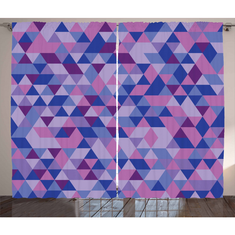 Triangles Low Poly Curtain