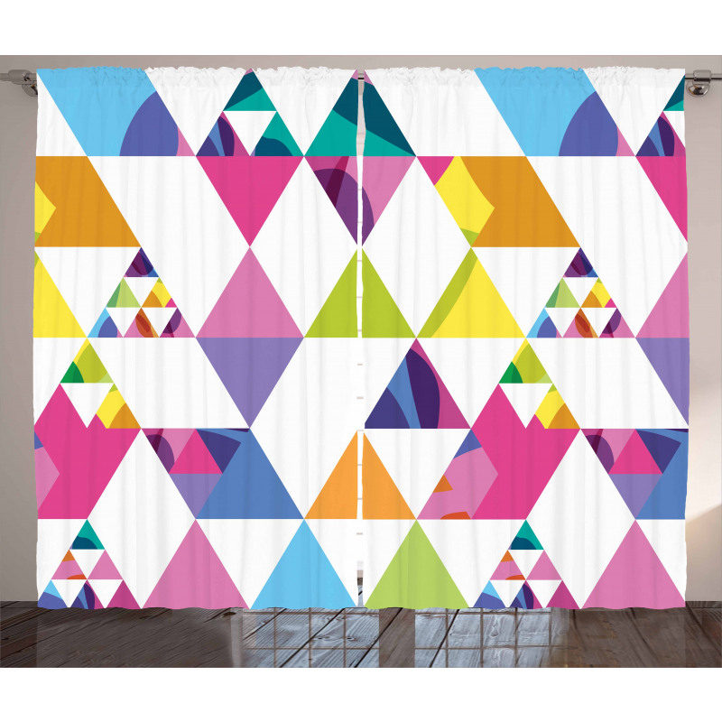 Rhombus and Triangles Curtain