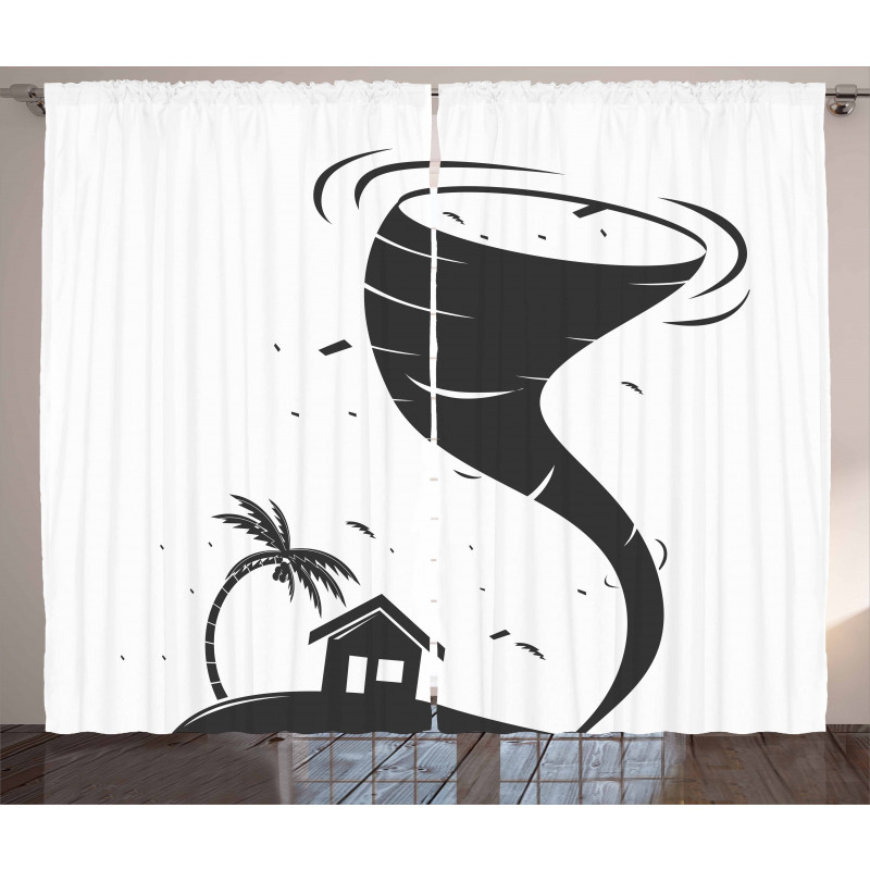 Hurricane and Little House Curtain