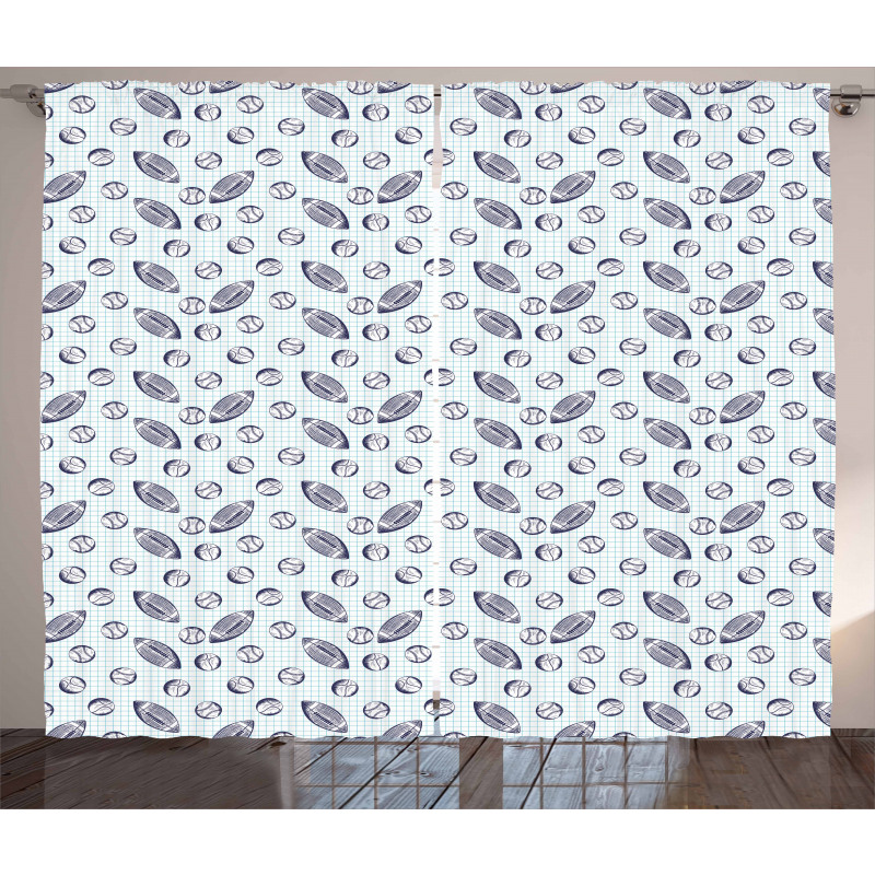 Checkered Squares Backdrop Curtain