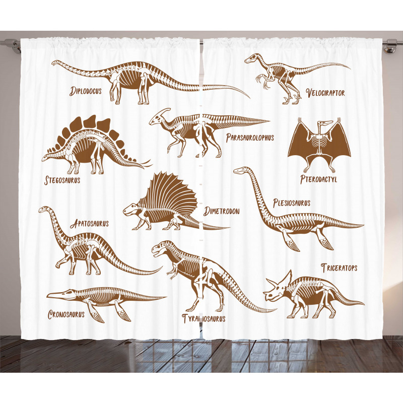 Reptile Dinos Curtain