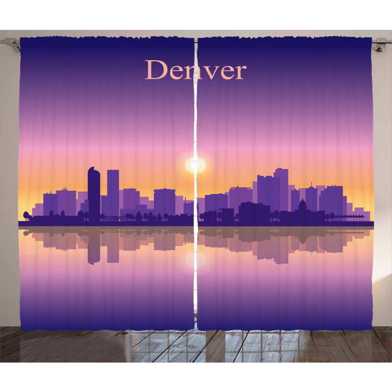 Dramatic Colorado Sunset Sky Curtain