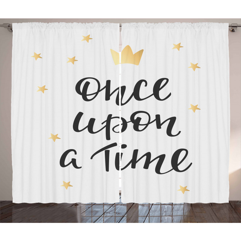 Words with Stars Curtain
