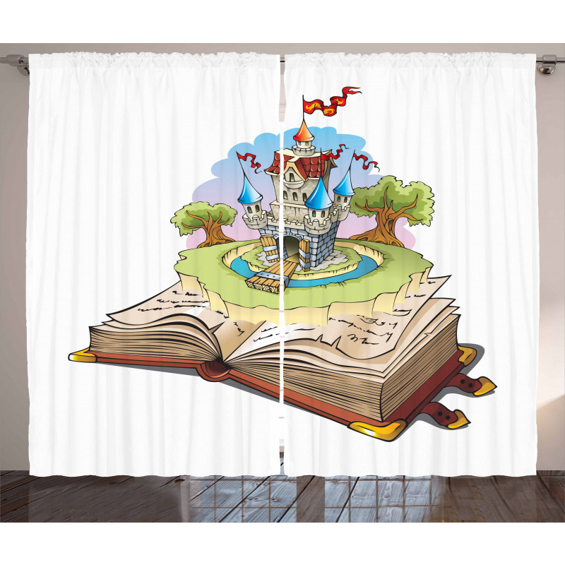 Fantasy Book World Curtain