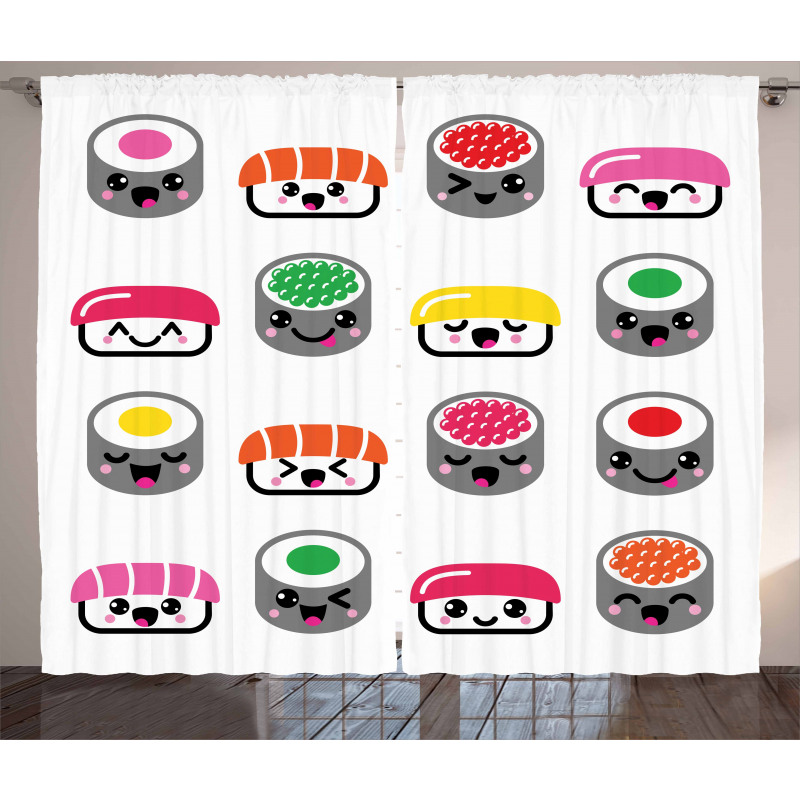 Kawaii Style Sushi Curtain