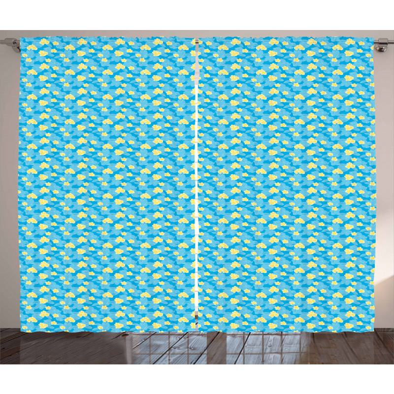 Plumeria Frangipani Spring Curtain