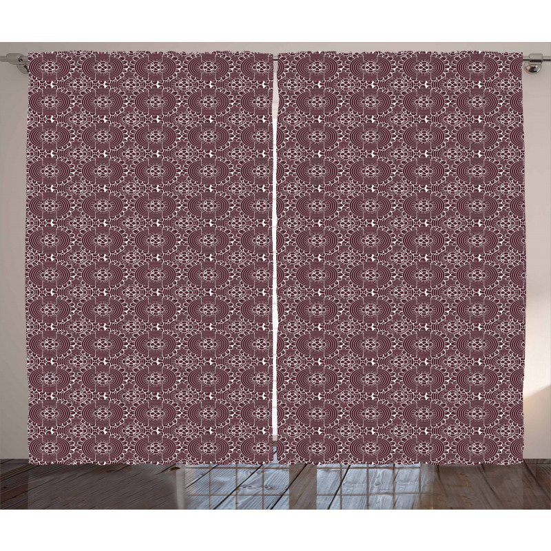 Primitive Geometric Art Curtain