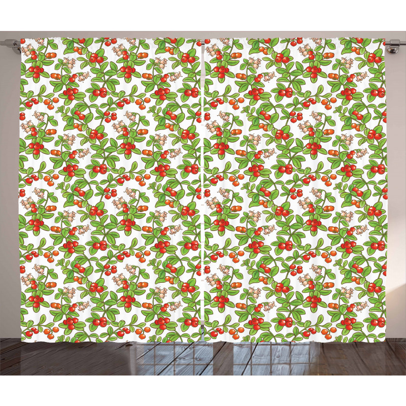 Flowering Plants Garden Curtain