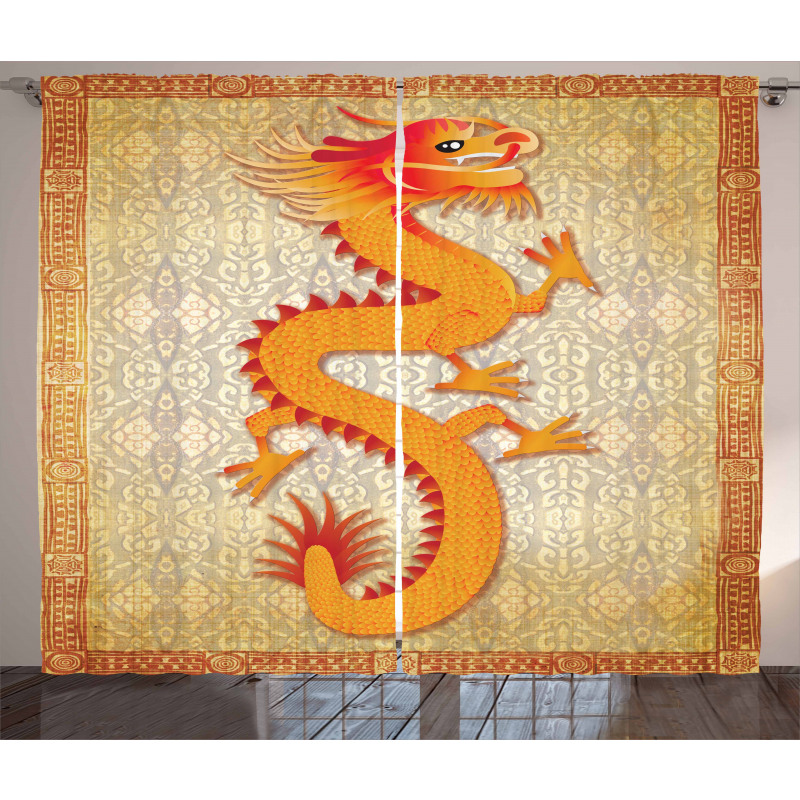 Chinese Folk Elements Curtain