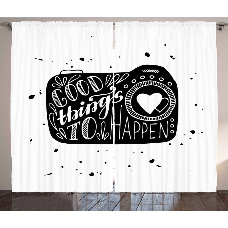 Things to Happen Words Curtain