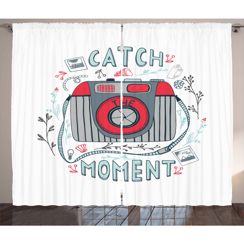 Catch the Moment Calligraphy Curtain