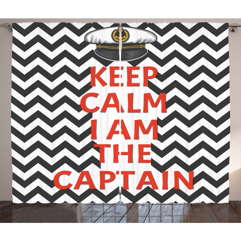 Keep Calm I am Captain Curtain