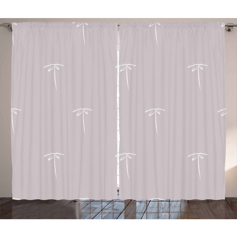 Simplistic Tree Hawaii Curtain