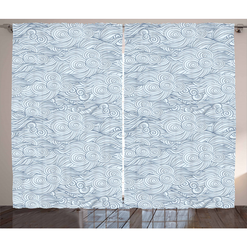 Traditional Japanese Motifs Curtain