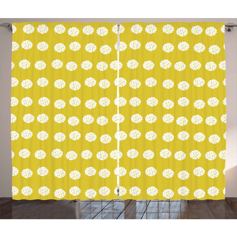 Spring Vibes Flower Pattern Curtain