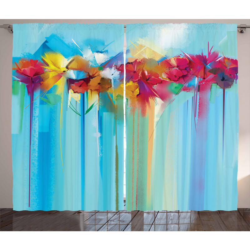 Bouquet of Meadow Flowers Curtain