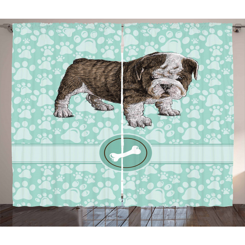 Detailed Pet Animal Curtain