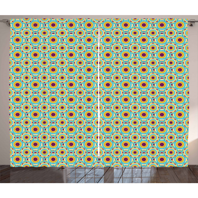 Geometric Modern Rounds Curtain