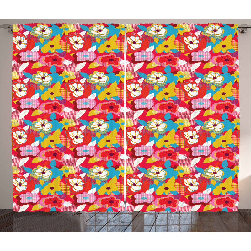 Abstract Design Garden Art Curtain