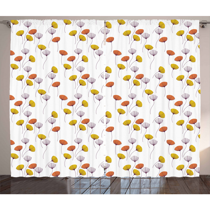 Simplistic Fennel Pattern Curtain