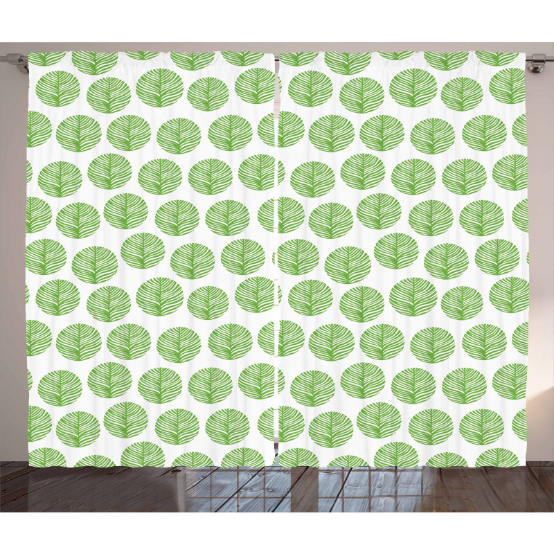 Green Spring Leaf Curtain