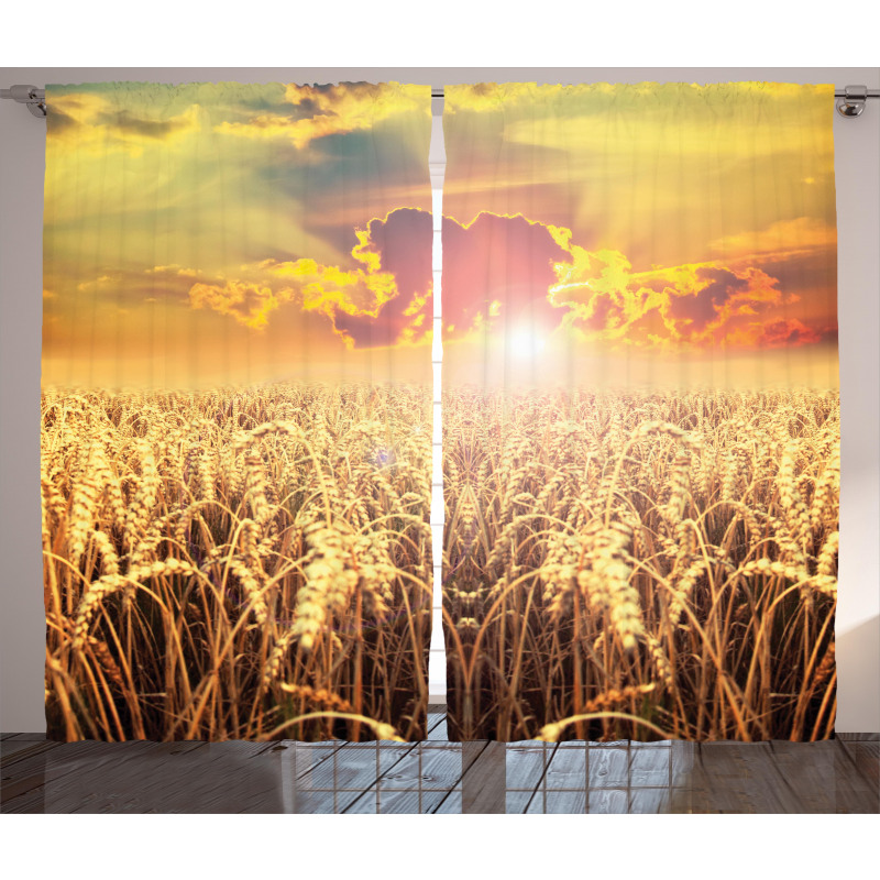 Anther Field Sunset Curtain