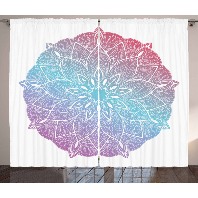 Pastel Universe Design Curtain